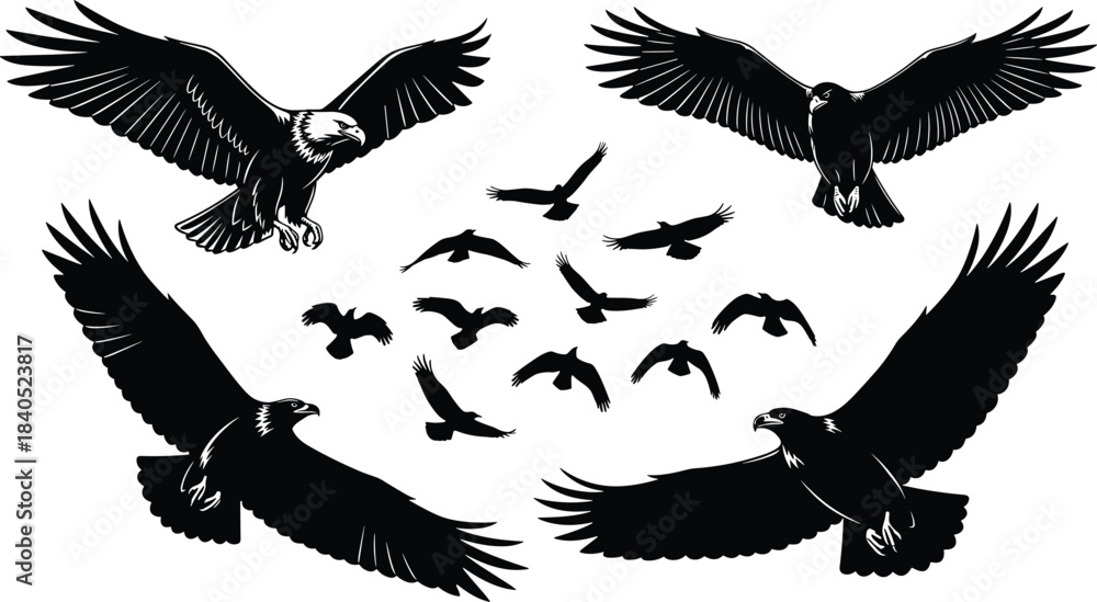 Obraz premium Celestial astronomy vector icon set featuring stars, moons, planets, compasses, atoms and cosmic elements for science illustrations, mystical artwork, decorative graphic design projects