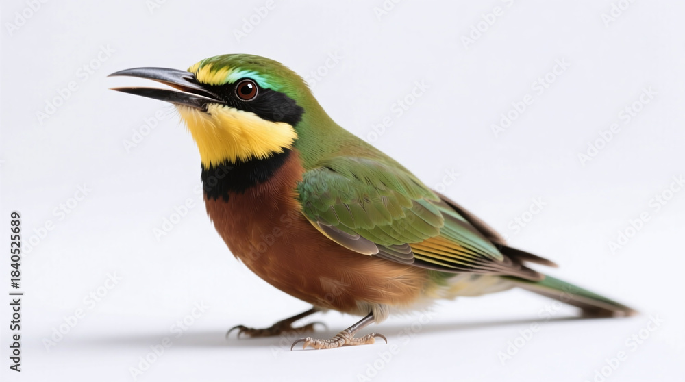 Obraz premium bee-eater bird isolated on white background