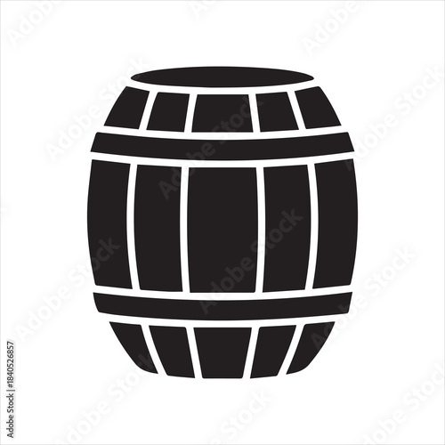 barrel storage icon vector illustration