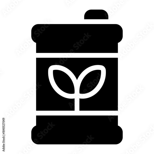 biofuel icon for illustration