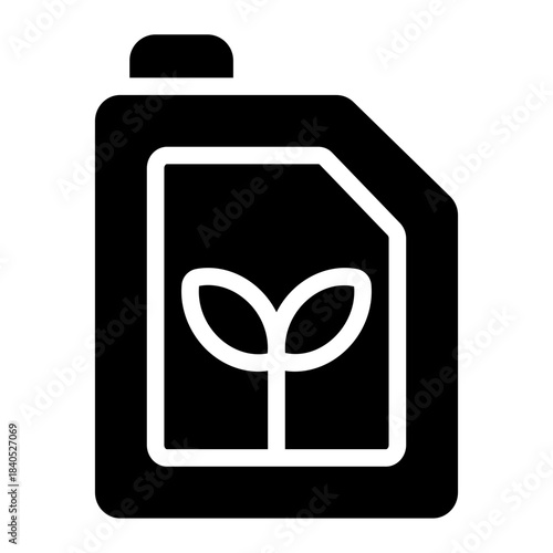 eco fuel icon for illustration