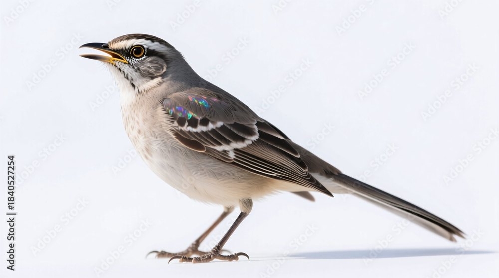 Fototapeta premium mockingbird isolated on white background