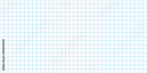Modern texture checkered sheet of white paper background blue abstract simple