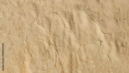 Close up of brown wrinkled vintage paper texture background