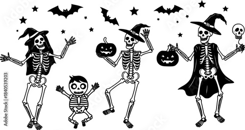 Vintage Halloween vector 
