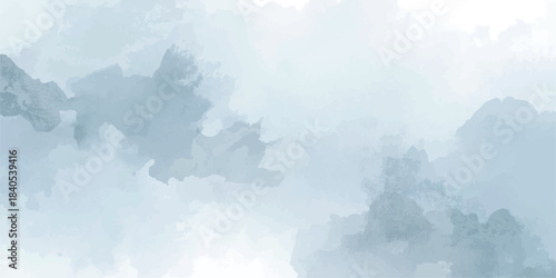 Abstract watercolor art background template. blue and pink watercolor backdrop empty space for text, banner, Abstract art piece features organic shapes resembling nature, foliage, misty landscapes,