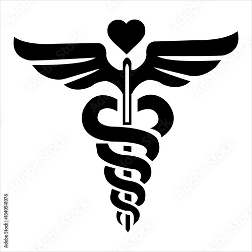 A sleek and professional medical instruments logo with crisp lines and clear healthcare symbols, perfect for clinics, hospitals, medical brands, and wellness-focused services.