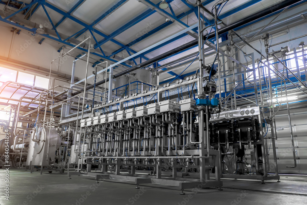 Ταπετσαρία The potato starch production line equipment.Food industry.