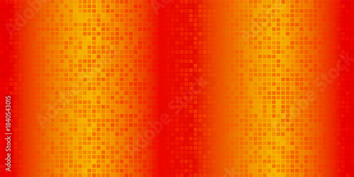 Gold disco party pattern. Yellow square sequin mosaic texture background. Abstract golden shining glitter halftone wallpaper. Pop up comic sparkling glitter backdrop. Modern