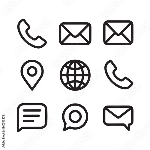 Flat Vector Clock Icon