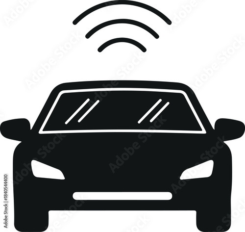 Autonomous car icon design