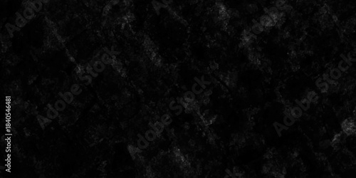 Wall dark black concrete grunge cement distressed background. abstract dark black wall texture. concrete rough dark floor old grunge interior vintage smooth closeup background.	