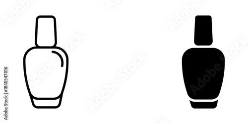 nail polish bottle icon graphic icon vector