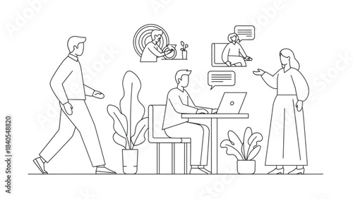 Fashion Figure Collection Set as a Technical Auto CAD Drawing Template