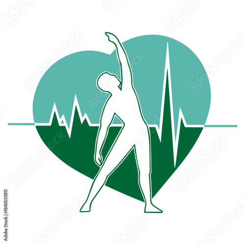 Healthy Heart Exercise Icon