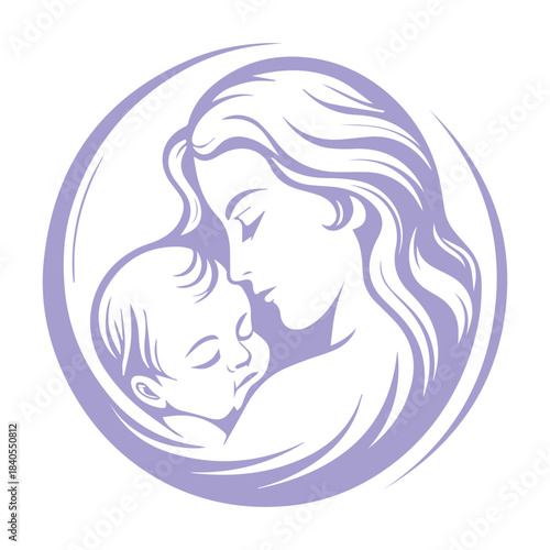 Mother and Child Embrace