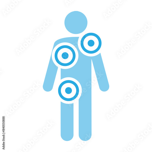 Human body pain points