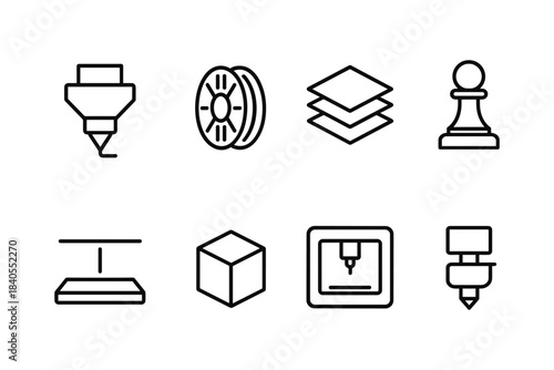 3d printing icons: linear design of tools and components for additive manufacturing