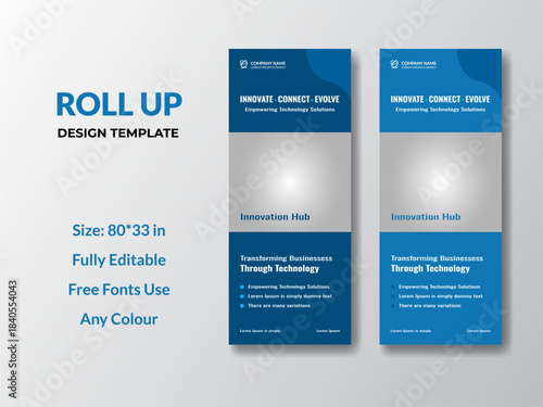 Modern infographic design template banner for business presentation