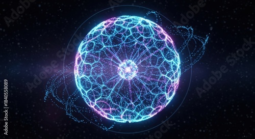 Abstract technology, science, engineering and artificial intelligence background