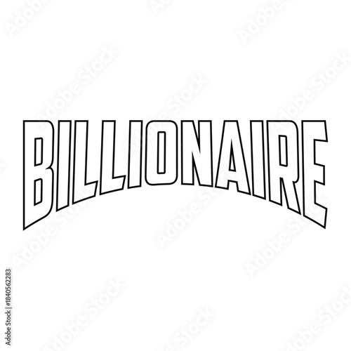 Billionaire text, white and gold, luxury editable text effect style