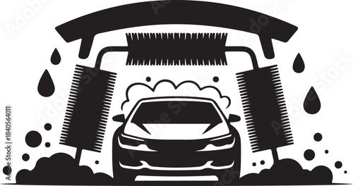 vector drawing of a car