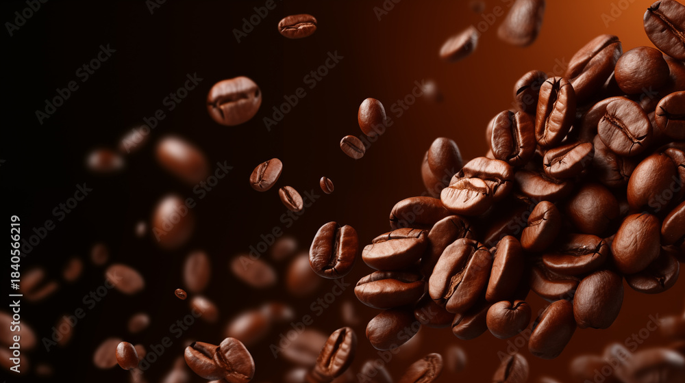 Obraz premium coffee beans background