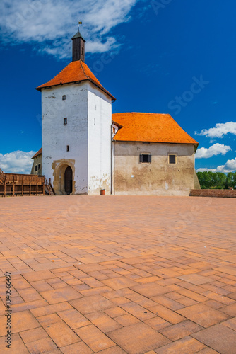 Old town castle in Djurdjevac in Podravina, Croatia 