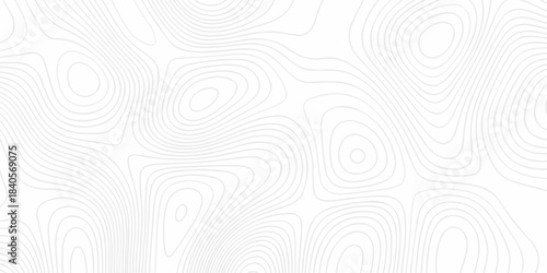 Modern topography area wire location discovery vector topo map design. White background with topographic world grid wave Topographic map geographic line texture.	