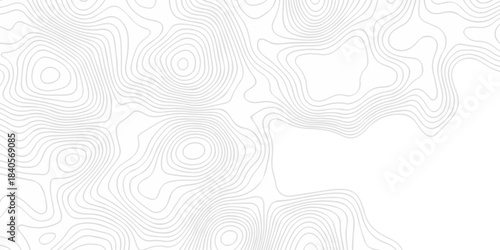 Modern area wire location discovery vector topo map design. White background with topographic world grid wave Topographic map geographic line texture.	
