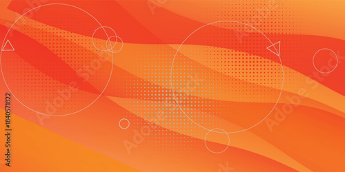 modern.abstract orange banner background. dynamic effect. futuristic technology style. vector
