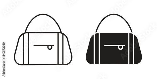 Sports bag icon for web and app. vector illustration eps