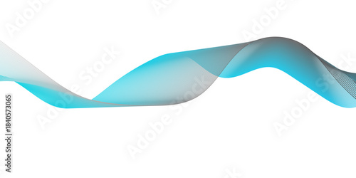 Abstract blue technology business wavy background with waves flow line. minimal paper grid web smooth line. digital vector web soundwave pattern texture.	