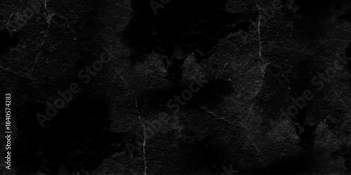 Dark grunge texture with deep black and charcoal tones, featuring rough, cracked surfaces and subtle scratches. cement concrete wall and ceramic tiles background. gray dirty stan, rusty metal texture.