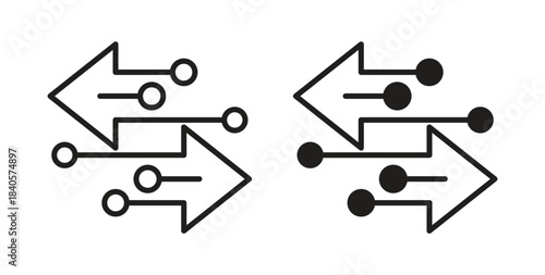 Transfer icon for web and app. vector illustration eps