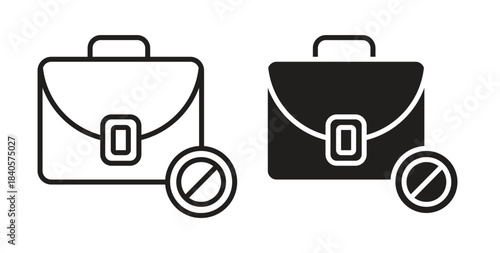 Unemployment icon for web and app. vector illustration eps