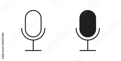 Voice recording icon for web and app. vector illustration eps