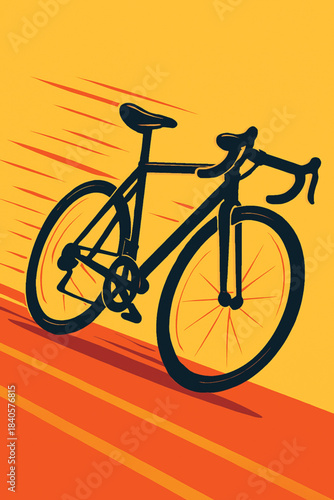 Fast bike leaning dynamically on race lane,