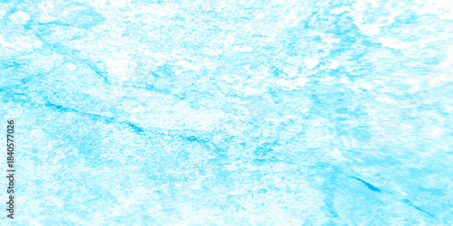 Abstract light blue grunge paint wall texture background, resembling frosty ice or watercolor marble. frosted, icy appearance with scattered speckled details and smooth blended tones. scratch wall.