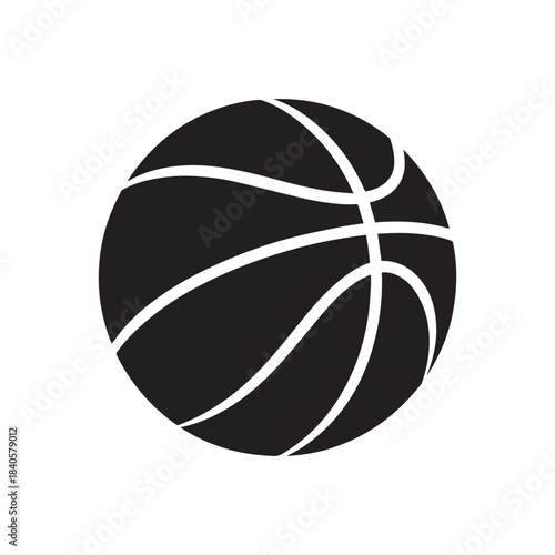 Sports Ball Icons – Black and White Baseball, Soccer, and Basketball Silhouette Set