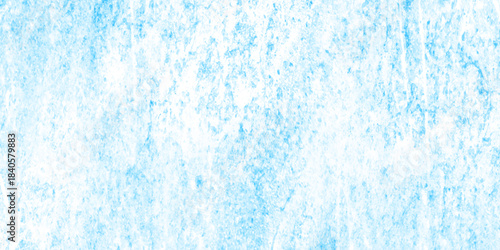 Abstract light blue grunge paint wall texture background, resembling frosty ice or watercolor marble. frosted, icy appearance with scattered speckled details and smooth blended tones. scratch wall.