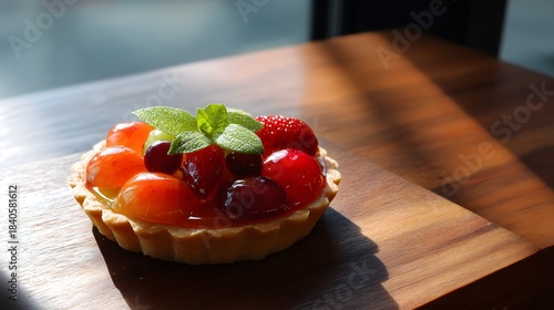 Sunlit Fruit Tart Wood