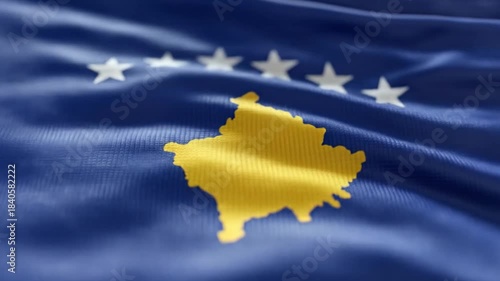 kosovo flag for national Day or Independence Day of kosovo