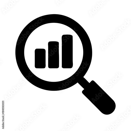 magnifying glass with word