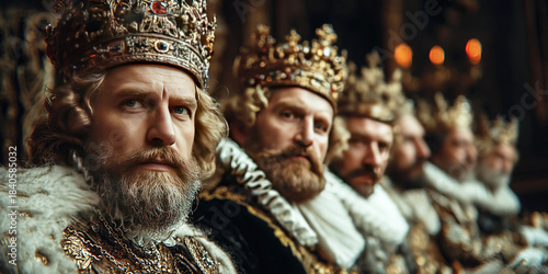Meeting of the kings of england france netherlands and sweden in historical gathering
