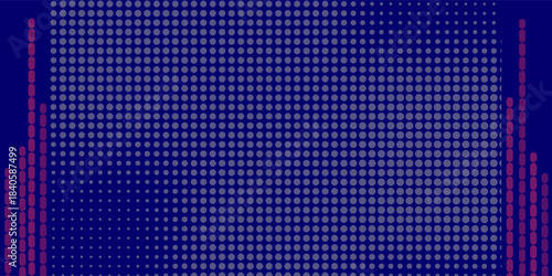 A red and blue background vector template with a sparkling abstract illustration with blurred droplets. This pattern can be used for beautiful websites.