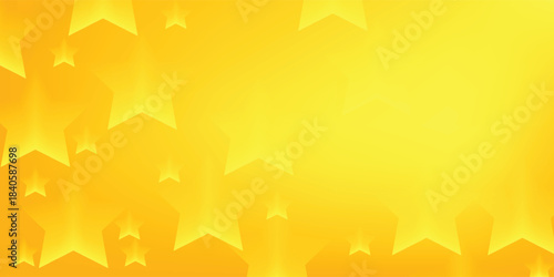 Gradient yellow star background vector design in eps 10