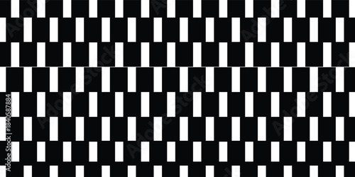 Black and white checkered pattern, Checkerboard seamless pattern