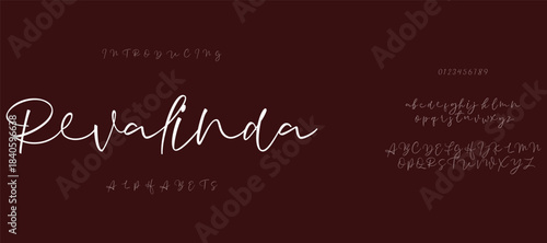 Revahinda is a modern serif font that combines boldness and sophistication.