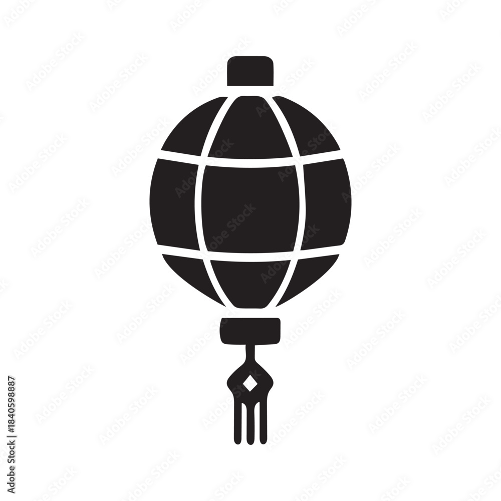 Obraz premium Chinese Lantern Silhouette